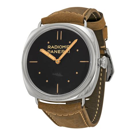 Panerai Radiomir SLC 3 Days Mechanical Black Dial Men's 